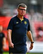 10 August 2025; St Patrick's Athletic manager Stephen Kenny during the SSE Airtricity Men's Premier Division match between St Patrick's Athletic and Sligo Rovers at Richmond Park in Dublin. Photo by Tyler Miller/Sportsfile