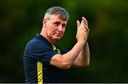 10 August 2025; St Patrick's Athletic manager Stephen Kenny after the SSE Airtricity Men's Premier Division match between St Patrick's Athletic and Sligo Rovers at Richmond Park in Dublin. Photo by Tyler Miller/Sportsfile