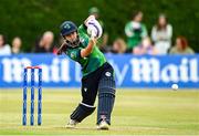 10 August 2025; Ireland batter Amy Hunter during match three of the Women's T20 International Series between Ireland and Pakistan at Castle Avenue Cricket Ground in Dublin. Photo by Seb Daly/Sportsfile