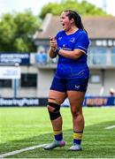 10 August 2025; Lisa Callan of Leinster during the Vodafone Women’s Interprovincial Championship Round 1 match between Leinster and Ulster at Energia Park in Dublin. Photo by Shauna Clinton/Sportsfile