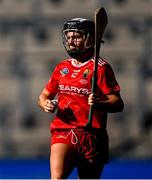 10 August 2025; Saoirse McCarthy of Cork during the Glen Dimplex All-Ireland Senior Camogie Championship final match between Cork and Galway at Croke Park in Dublin. Photo by Ramsey Cardy/Sportsfile