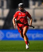 10 August 2025; Saoirse McCarthy of Cork during the Glen Dimplex All-Ireland Senior Camogie Championship final match between Cork and Galway at Croke Park in Dublin. Photo by Ramsey Cardy/Sportsfile