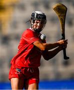 10 August 2025; Saoirse McCarthy of Cork during the Glen Dimplex All-Ireland Senior Camogie Championship final match between Cork and Galway at Croke Park in Dublin. Photo by Ramsey Cardy/Sportsfile