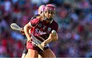 10 August 2025; Ciara Hickey of Galway during the Glen Dimplex All-Ireland Senior Camogie Championship final match between Cork and Galway at Croke Park in Dublin. Photo by Ramsey Cardy/Sportsfile
