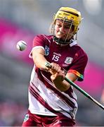 10 August 2025; Caoimhe Kelly of Galway during the Glen Dimplex All-Ireland Senior Camogie Championship final match between Cork and Galway at Croke Park in Dublin. Photo by Ramsey Cardy/Sportsfile