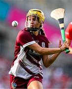 10 August 2025; Caoimhe Kelly of Galway during the Glen Dimplex All-Ireland Senior Camogie Championship final match between Cork and Galway at Croke Park in Dublin. Photo by Ramsey Cardy/Sportsfile