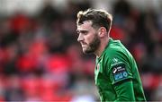 8 August 2025; Cork City goalkeeper Conor Brann during the SSE Airtricity Men's Premier Division match between Derry City and Cork City at The Ryan McBride Brandywell Stadium in Derry. Photo by Ramsey Cardy/Sportsfile