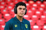 8 August 2025; Freddie Anderson of Cork City before the SSE Airtricity Men's Premier Division match between Derry City and Cork City at The Ryan McBride Brandywell Stadium in Derry. Photo by Ramsey Cardy/Sportsfile