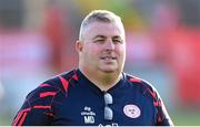 12 August 2025; Shelbourne analyst Martin Doyle before the UEFA Europa League Third Qualifying Round 2nd Leg match between Shelbourne and Rijeka at Tolka Park in Dublin. Photo by Stephen McCarthy/Sportsfile