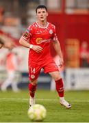 12 August 2025; Ali Coote of Shelbourne during the UEFA Europa League Third Qualifying Round 2nd Leg match between Shelbourne and Rijeka at Tolka Park in Dublin. Photo by Stephen McCarthy/Sportsfile