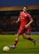 12 August 2025; Harry Wood of Shelbourne during the UEFA Europa League Third Qualifying Round 2nd Leg match between Shelbourne and Rijeka at Tolka Park in Dublin. Photo by Stephen McCarthy/Sportsfile