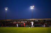 12 August 2025; Stjepan Radeljic of Rijeka during the UEFA Europa League Third Qualifying Round 2nd Leg match between Shelbourne and Rijeka at Tolka Park in Dublin. Photo by Stephen McCarthy/Sportsfile