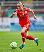 7 August 2025; Maeve Wollmer of Shelbourne during the SSE Airtricity Women's Premier Division match between Shelbourne and Waterford at Tolka Park in Dublin. Photo by Tyler Miller/Sportsfile