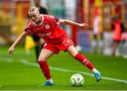 7 August 2025; Maeve Wollmer of Shelbourne during the SSE Airtricity Women's Premier Division match between Shelbourne and Waterford at Tolka Park in Dublin. Photo by Tyler Miller/Sportsfile