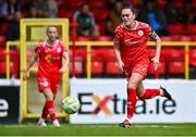 7 August 2025; Jessica Gargan of Shelbourne during the SSE Airtricity Women's Premier Division match between Shelbourne and Waterford at Tolka Park in Dublin. Photo by Tyler Miller/Sportsfile