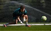 13 August 2025; Goalkeeper Ed McGinty during a Shamrock Rovers training session at Roadstone Group Sports Club in Dublin. Photo by Seb Daly/Sportsfile