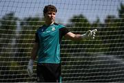 13 August 2025; Goalkeeper Ed McGinty during a Shamrock Rovers training session at Roadstone Group Sports Club in Dublin. Photo by Seb Daly/Sportsfile