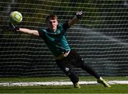 13 August 2025; Goalkeeper Alex Noonan during a Shamrock Rovers training session at Roadstone Group Sports Club in Dublin. Photo by Seb Daly/Sportsfile