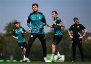 13 August 2025; Connor Malley during a Shamrock Rovers training session at Roadstone Group Sports Club in Dublin. Photo by Seb Daly/Sportsfile
