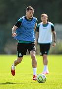 13 August 2025; Trevor Clarke during a Shamrock Rovers training session at Roadstone Group Sports Club in Dublin. Photo by Seb Daly/Sportsfile