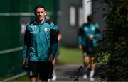 13 August 2025; Gary O'Neill before a Shamrock Rovers training session at Roadstone Group Sports Club in Dublin. Photo by Seb Daly/Sportsfile