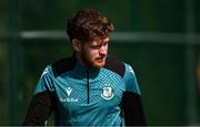 13 August 2025; Connor Malley before a Shamrock Rovers training session at Roadstone Group Sports Club in Dublin. Photo by Seb Daly/Sportsfile