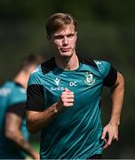 13 August 2025; Daniel Cleary during a Shamrock Rovers training session at Roadstone Group Sports Club in Dublin. Photo by Seb Daly/Sportsfile