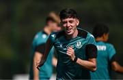 13 August 2025; Cory O'Sullivan during a Shamrock Rovers training session at Roadstone Group Sports Club in Dublin. Photo by Seb Daly/Sportsfile