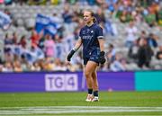 3 August 2025; Dublin goalkeeper Abby Shiels during the TG4 All-Ireland Ladies Football Senior Championship final match between Dublin and Meath at Croke Park in Dublin. Photo by Piaras Ó Mídheach/Sportsfile
