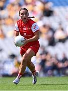 3 August 2025; Céire Nolan of Louth during the TG4 All-Ireland Ladies Football Junior Championship final match between Antrim and Louth at Croke Park in Dublin. Photo by Piaras Ó Mídheach/Sportsfile