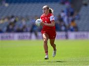 3 August 2025; Aoife Russell of Louth during the TG4 All-Ireland Ladies Football Junior Championship final match between Antrim and Louth at Croke Park in Dublin. Photo by Piaras Ó Mídheach/Sportsfile
