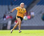 3 August 2025; Theresa Mellon of Antrim during the TG4 All-Ireland Ladies Football Junior Championship final match between Antrim and Louth at Croke Park in Dublin. Photo by Piaras Ó Mídheach/Sportsfile