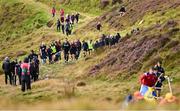 4 August 2025; Competitors, officials and spectators during the M. Donnelly GAA Poc Fada All-Ireland Finals at Annaverna Mountain in the Cooley Peninsula, Ravensdale, Louth. Photo by Piaras Ó Mídheach/Sportsfile