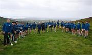 4 August 2025; Competitors before the M. Donnelly GAA Poc Fada All-Ireland Finals at Annaverna Mountain in the Cooley Peninsula, Ravensdale, Louth. Photo by Piaras Ó Mídheach/Sportsfile