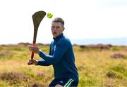 4 August 2025; Sean Óg McLaren of Antrim competing in the Senior Hurling competition during the M. Donnelly GAA Poc Fada All-Ireland Finals at Annaverna Mountain in the Cooley Peninsula, Ravensdale, Louth. Photo by Piaras Ó Mídheach/Sportsfile