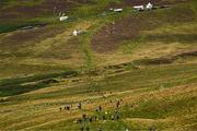 4 August 2025; A general view of the last section of the course during the M. Donnelly GAA Poc Fada All-Ireland Finals at Annaverna Mountain in the Cooley Peninsula, Ravensdale, Louth. Photo by Piaras Ó Mídheach/Sportsfile