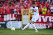 12 August 2025; Ante Majstorovic of Rijeka during the UEFA Europa League Third Qualifying Round 2nd Leg match between Shelbourne and Rijeka at Tolka Park in Dublin. Photo by Ben McShane/Sportsfile