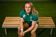 14 August 2025; Beibhinn Parsons poses for a portrait during an Ireland Women Rugby media conference at the IRFU High Performance Centre in Dublin. Photo by David Fitzgerald/Sportsfile