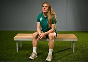 14 August 2025; Beibhinn Parsons poses for a portrait during an Ireland Women Rugby media conference at the IRFU High Performance Centre in Dublin. Photo by David Fitzgerald/Sportsfile