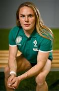 14 August 2025; Beibhinn Parsons poses for a portrait during an Ireland Women Rugby media conference at the IRFU High Performance Centre in Dublin. Photo by David Fitzgerald/Sportsfile