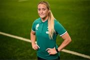 14 August 2025; Stacey Flood poses for a portrait during an Ireland Women Rugby media conference at the IRFU High Performance Centre in Dublin. Photo by David Fitzgerald/Sportsfile
