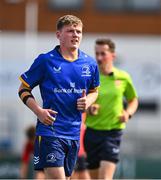 13 August 2025; Tommy Smyth of Leinster during the PwC U-18 Boys Interprovincial Series match between Leinster and Munster at Energia Park in Dublin. Photo by Tyler Miller/Sportsfile