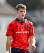 13 August 2025; Kevin Griffin of Munster during the PwC U-18 Boys Interprovincial Series match between Leinster and Munster at Energia Park in Dublin. Photo by Tyler Miller/Sportsfile