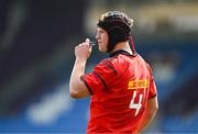 13 August 2025; Harry McCarthy of Munster during the PwC U-18 Boys Interprovincial Series match between Leinster and Munster at Energia Park in Dublin. Photo by Tyler Miller/Sportsfile