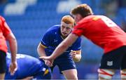 13 August 2025; Tom Quigley of Leinster during the PwC U-18 Boys Interprovincial Series match between Leinster and Munster at Energia Park in Dublin. Photo by Tyler Miller/Sportsfile