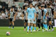 14 August 2025; Conor Carty of St Patrick's Athletic prepares to take a penalty kick during the UEFA Conference League Third Qualifying Round second leg match between Besiktas and St Patrick's Athletic at Besiktas Stadium in Istanbul, Türkiye. Photo by Emre Oktay/Sportsfile