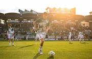 14 August 2025; Cian Barrett of Shamrock Rovers before the UEFA Conference League Third Qualifying Round second leg match between Shamrock Rovers and Ballkani at Tallaght Stadium in Dublin. Photo by Ben McShane/Sportsfile