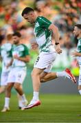 14 August 2025; Aaron Greene of Shamrock Rovers before the UEFA Conference League Third Qualifying Round second leg match between Shamrock Rovers and Ballkani at Tallaght Stadium in Dublin. Photo by Stephen McCarthy/Sportsfile