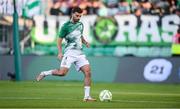 14 August 2025; Danny Mandroiu of Shamrock Rovers before the UEFA Conference League Third Qualifying Round second leg match between Shamrock Rovers and Ballkani at Tallaght Stadium in Dublin. Photo by Stephen McCarthy/Sportsfile