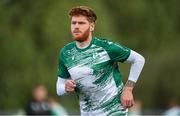 14 August 2025; Connor Malley of Shamrock Rovers before the UEFA Conference League Third Qualifying Round second leg match between Shamrock Rovers and Ballkani at Tallaght Stadium in Dublin. Photo by Stephen McCarthy/Sportsfile